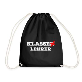 Class teacher - class teacher - funny school - Drawstring Bag - black - Front