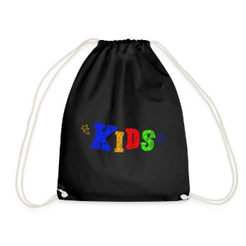 Kids - Turnbeutel - Schwarz - Vorne