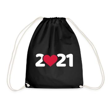 2021 - Turnbeutel - Schwarz - Vorne