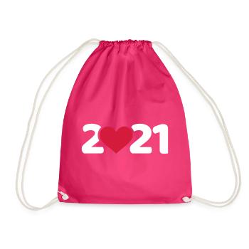 2021 - Turnbeutel - Fuchsia - Vorne