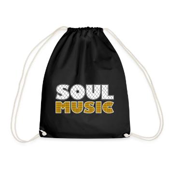 Soul Music Vintage - Drawstring Bag - black - Front