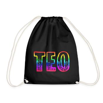 Teo RS Arc-en-ciel - Sac de sport léger - noir - Devant