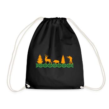 L’ADN de Hunter Hunt | Couleur changeante - Sac de sport léger - noir - Devant