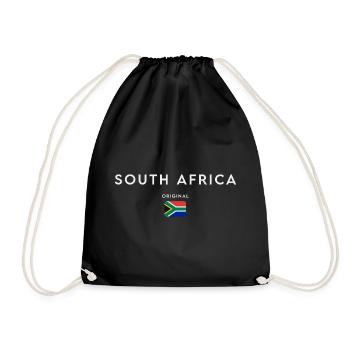 Drapeau sud-africain, fierté sud-africaine - Sac de sport léger - noir - Devant