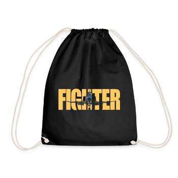 Fighter F-4 Phantom - Drawstring Bag - black - Front