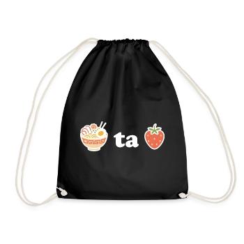 Ramen ta fraise - Ramène ta fraise - Sac de sport léger - noir - Devant