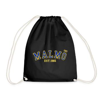 Malmö Est. 1965 - Drawstring Bag - black - Front