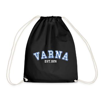 Varna Fondée en 1976 - Sac de sport léger - noir - Devant