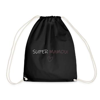 super mamou - Sac de sport léger - noir - Devant