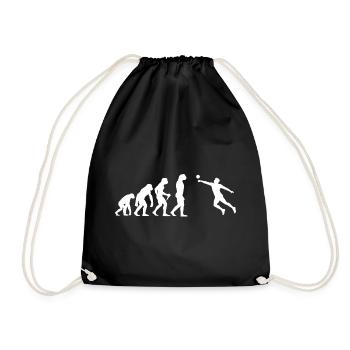 Idée cadeau pour un fan de fistball avec un jeu d’équipe - Sac de sport léger - noir - Devant