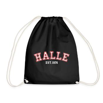 Halle Est. 1976 - Drawstring Bag - black - Front