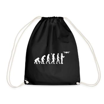 drone - Sac de sport léger - noir - Devant