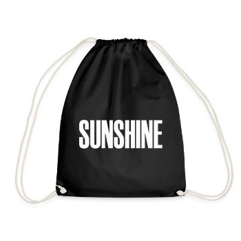 sunshine sonne urlaub palmen beach strand beauty - Turnbeutel - Schwarz - Vorne