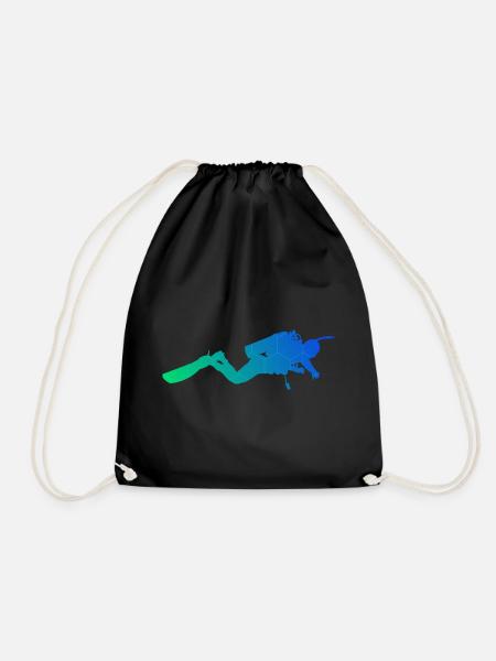 Plongeur Plongée Hommes Plongée sous-marine - Sac de sport léger - noir