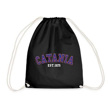 Catania Est. 1975 - Drawstring Bag - black - Front