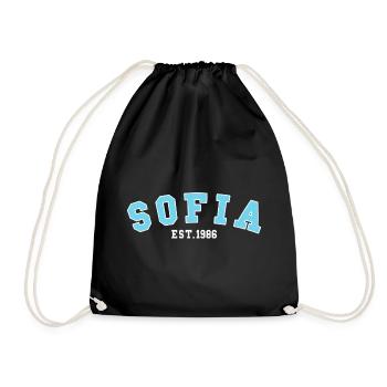 Sofia Est. 1986 - Drawstring Bag - black - Front