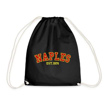 Naples Est. 1976 - Drawstring Bag - black - Front