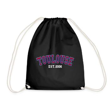 Toulouse Est. 2006 - Drawstring Bag - black - Front