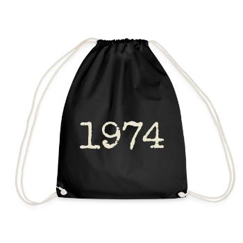 Cadeau Anniversaire 1974 - Génial depuis 1974 - Sac de sport léger - noir - Devant