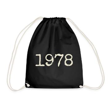 Cadeau Anniversaire 1978 - Génial depuis 1978 - Sac de sport léger - noir - Devant