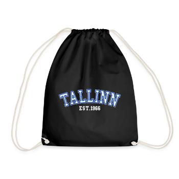 Tallinn Est. 1966 - Drawstring Bag - black - Front