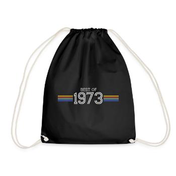 T-shirt cadeau drôle Best of 1973 - Sac de sport léger - noir - Devant