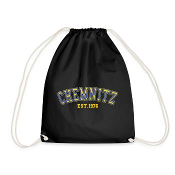 Chemnitz Est. 1976 - Drawstring Bag - black - Front