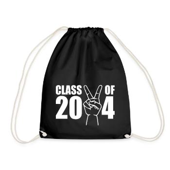 Class of 2024 - Turnbeutel - Schwarz - Vorne