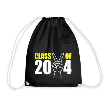 Class of 2024 - Turnbeutel - Schwarz - Vorne