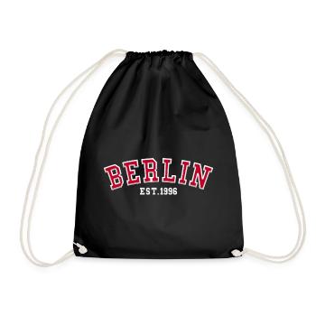 Berlin, gegründet 1996 - Turnbeutel - Schwarz - Vorne