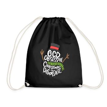 Noël OCD Obsessive Christmas Disorder - Sac de sport léger - noir - Devant
