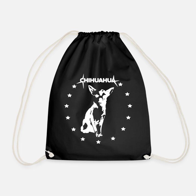 chihuahua - Turnbeutel - Schwarz