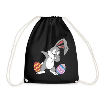 Easter Bunny - Drawstring Bag - black - Front