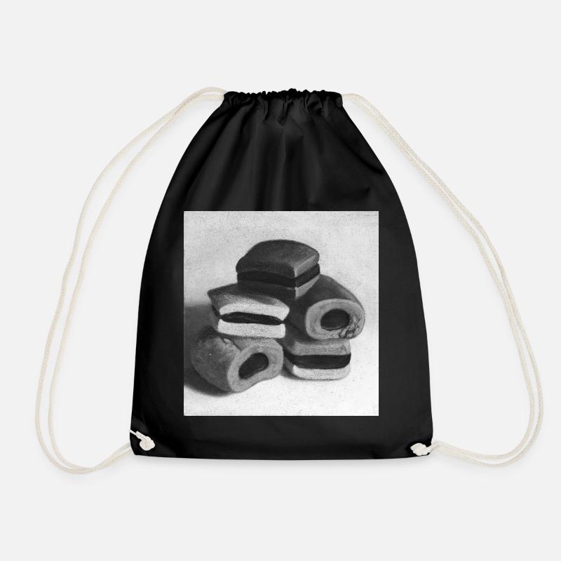 réglisse - Sac de sport léger - noir
