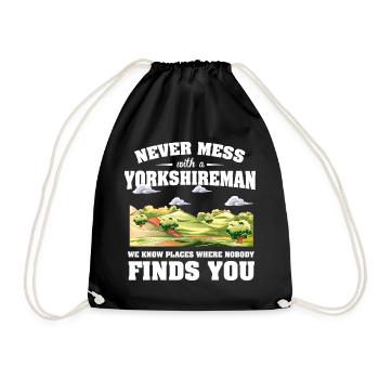 Countries Yorkshire - Drawstring Bag - black - Front