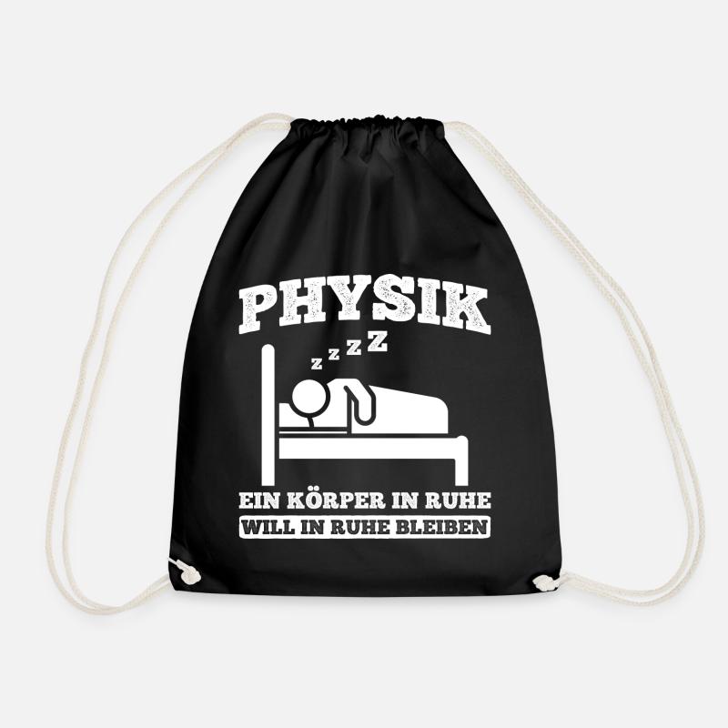 Physik Nerd - Turnbeutel - Schwarz