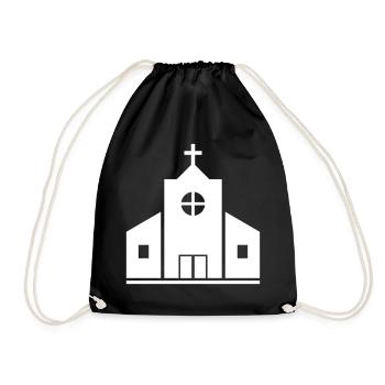 Église - Sac de sport léger - noir - Devant