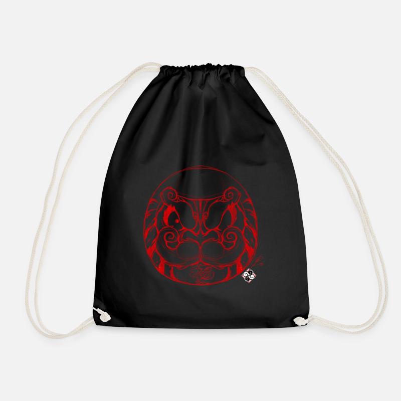 Daruma - Turnbeutel - Schwarz
