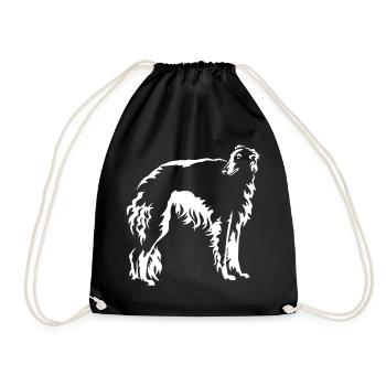 Barsoi "Black Edition" - Drawstring Bag - black - Front