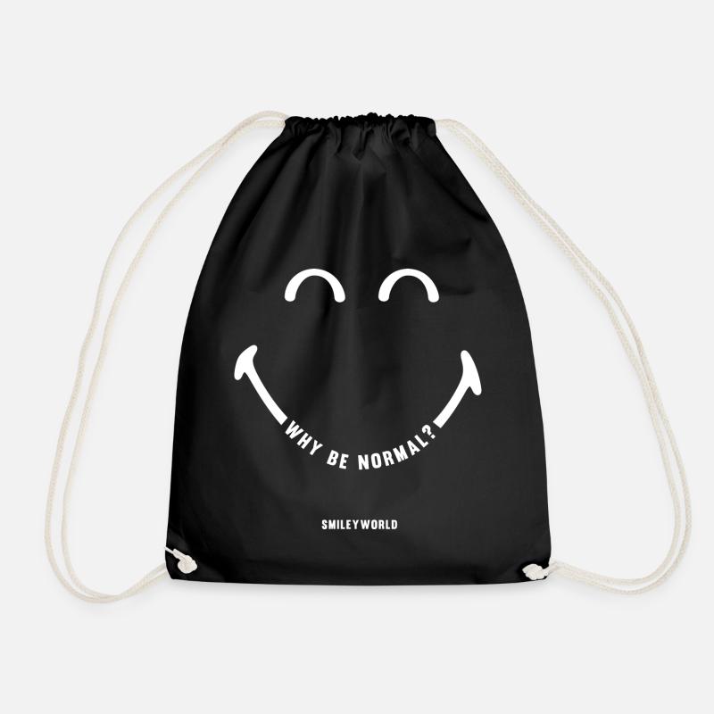 SmileyWorld Why Be Normal? - Sac de sport léger - noir