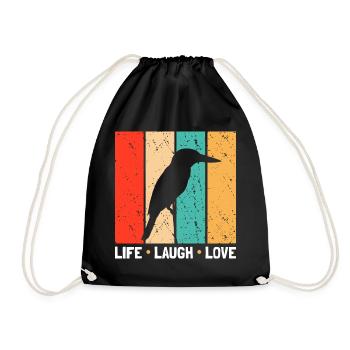 Kookaburra Design et Kookaburra Dicton - Sac de sport léger - noir - Devant