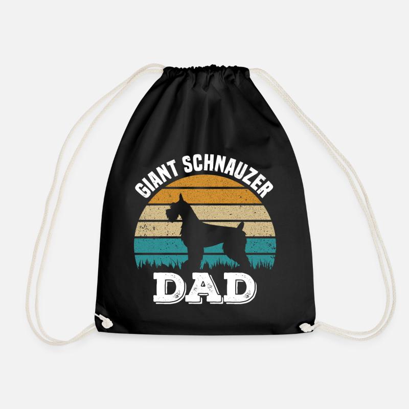 Schnauzer Hunderasse - Turnbeutel - Schwarz
