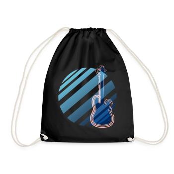 Bass Love - Drawstring Bag - black - Front