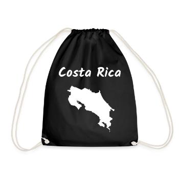 Costa Rica Central America Holidays - Drawstring Bag - black - Front