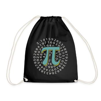 Pi Day - Happy Pi Day - Drawstring Bag - black - Front