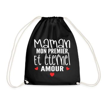 Ewige Liebe Mama Geschenk - Turnbeutel - Schwarz - Vorne