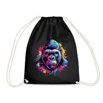 Gorille - Sac de sport léger - noir - Devant