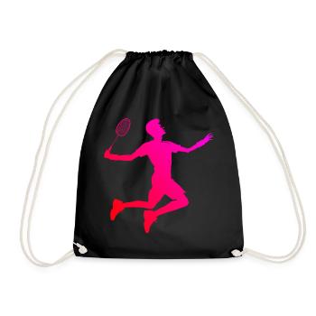 Joueur de squash Badminton Badminton - Sac de sport léger - noir - Devant