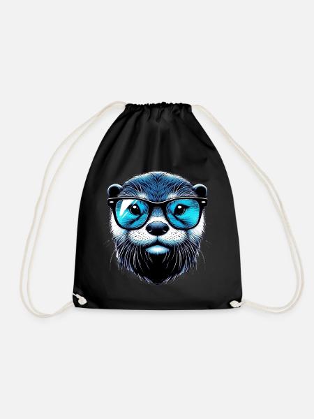 Otter - Turnbeutel - Schwarz