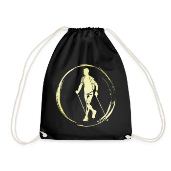 Marche Nordique Homme - Sac de sport léger - noir - Devant